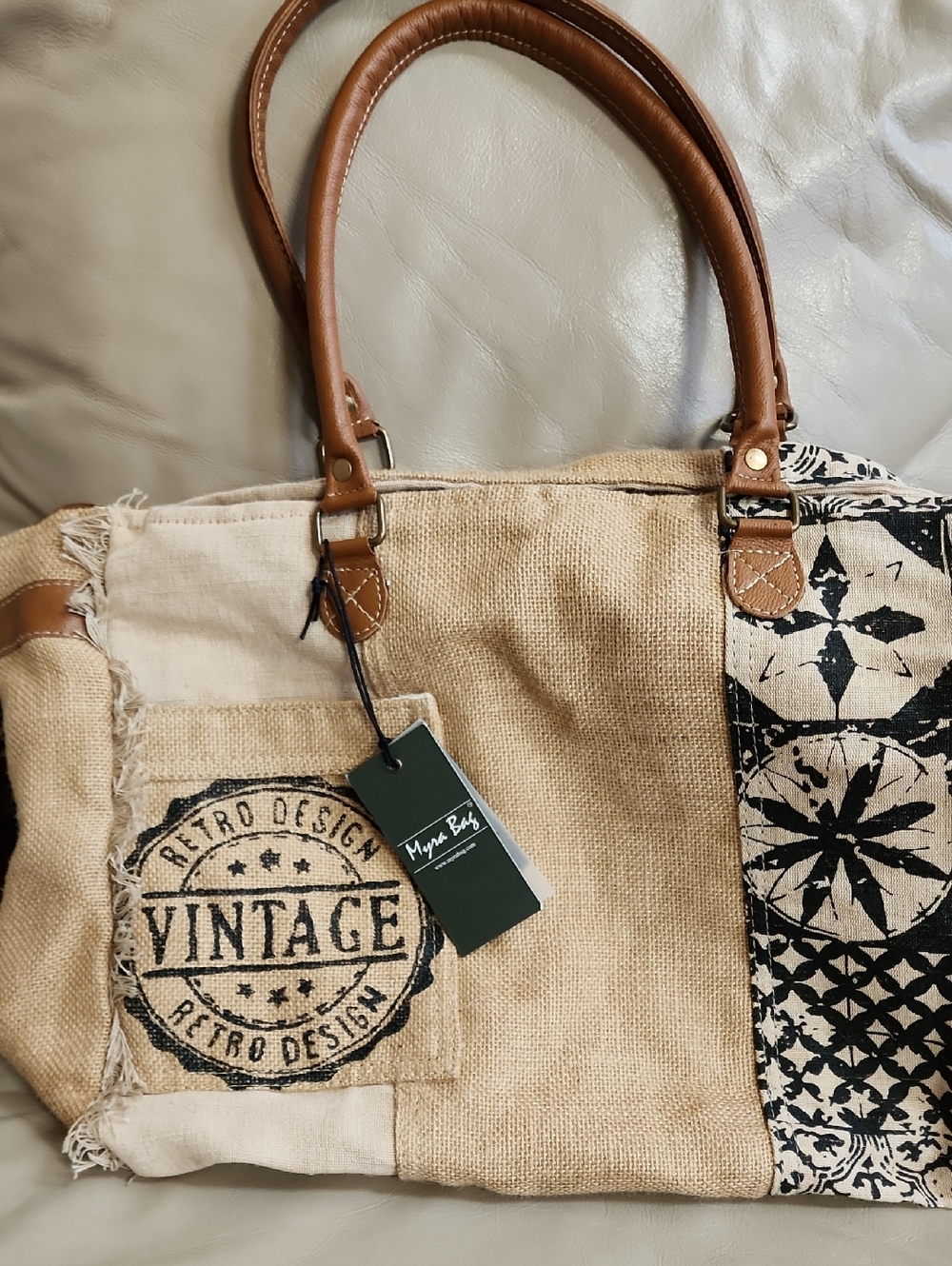 Myra Bag Women's Water Stop Weekender Tote Bag S-7305 New